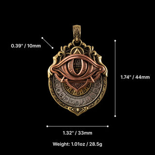 MysticEye – Handcrafted Tarot Eye Pendant