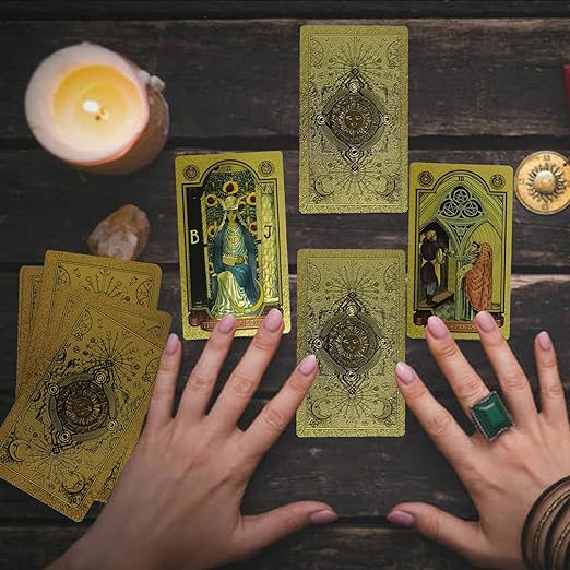 GoldenOracle – Luxury Gold Foil Tarot Deck