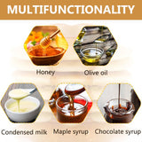 DripFreeGold – Glass Honey Dispenser