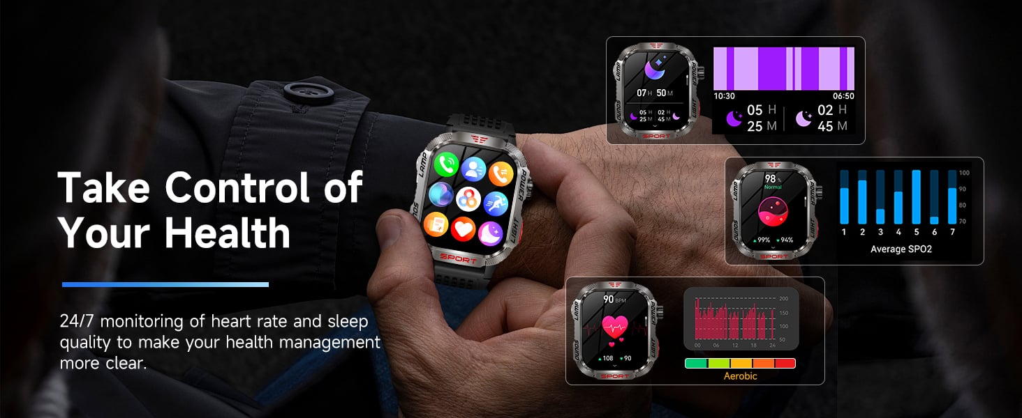 VanguardX - Outdoor Military Smart Watch – Power Meets Precision