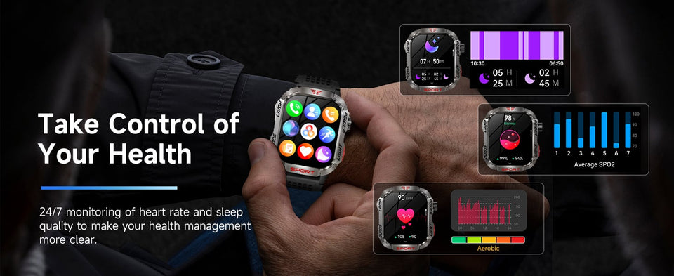 VanguardX - Outdoor Military Smart Watch – Power Meets Precision