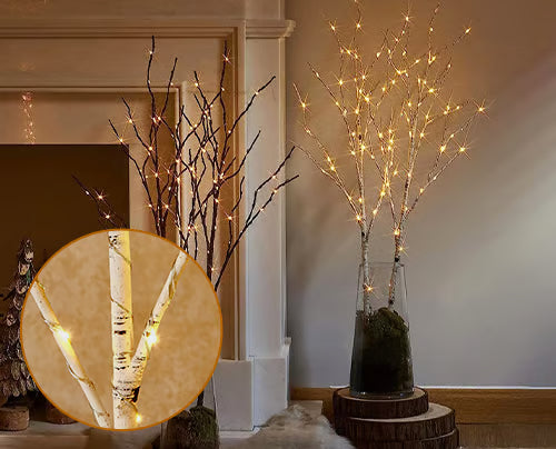AuraBranch – Soft Glow Birch Tree Light