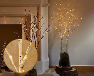 AuraBranch – Soft Glow Birch Tree Light