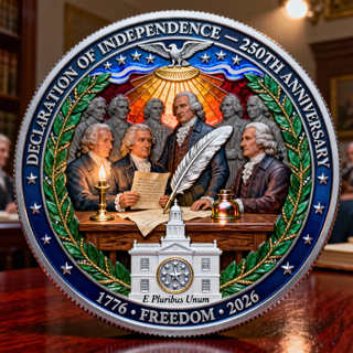 🏆LAST DAY 60% OFF - Declaration of Independence – 250th Anniversary Commemorative Coin