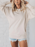 UrbanEase - Ribbed Accent Pullover
