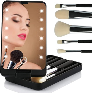 FlickerFlair - LED Brushes for Effortless Travel Glam