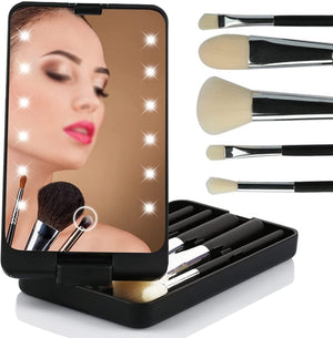 FlickerFlair - LED Brushes for Effortless Travel Glam