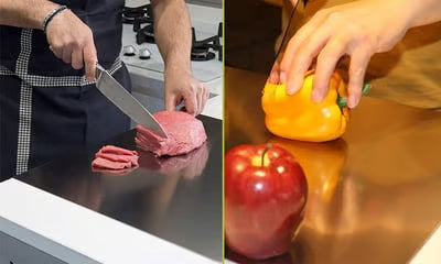 SteelPrep – Stainless Steel Kitchen Cutting Board
