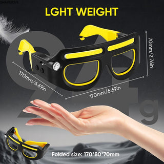 🔦 LED Glasses Headlamp | Hands-Free Wearable Light(Includes Free Sunglass Lenses🕶️)