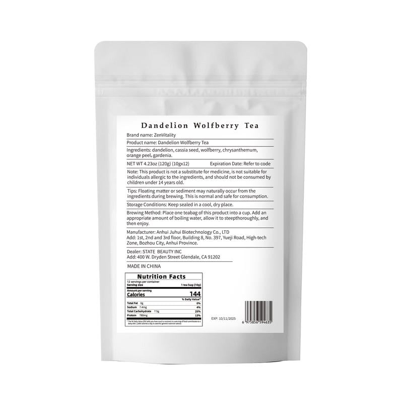 RejuvaHerb - Wolfberry Vitality Tea – Energy, Detox & Balance in a Cup