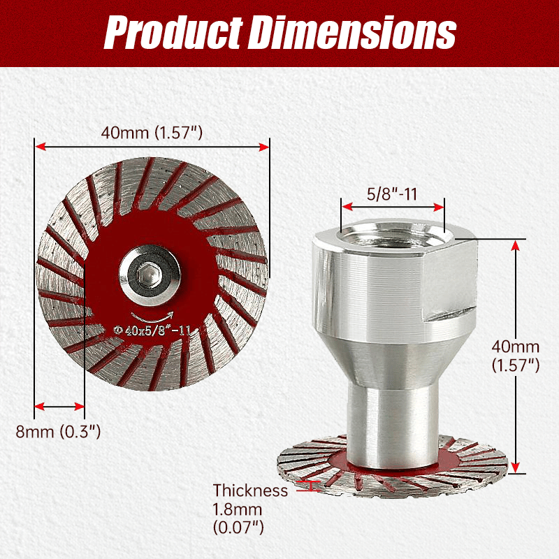 DiamondEdge – Mini Cutting Blade Set