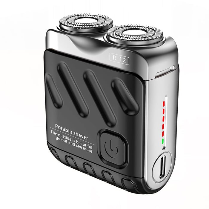 SmoothEdge – Portable Dual Ring Rotary Electric Shaver