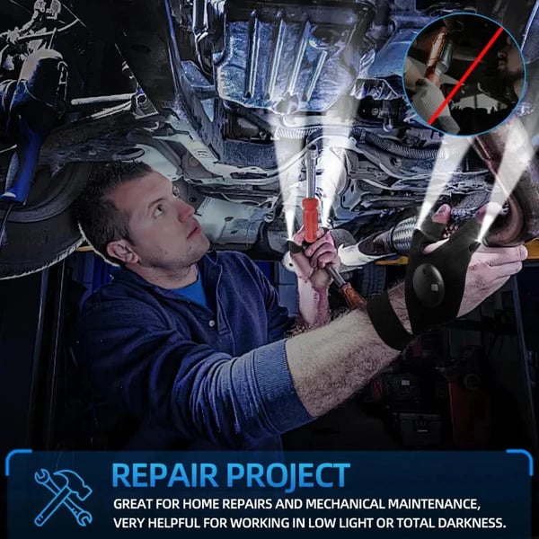 GlowHand – Hands Free LED Work Gloves