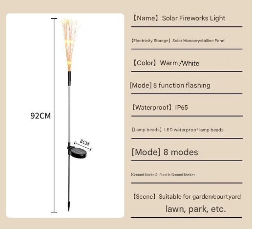 GlowHaven – Solar Powered Outdoor Fairy Lights