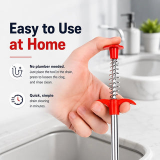 FlowGuard – Professional Flexible Drain Cleaning Tool