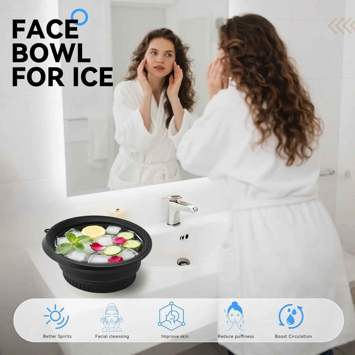 IceGlow – Facial Cold Compress Water Tank