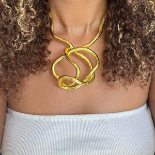 VenomLuxe – Sculpted Snake Jewelry Set