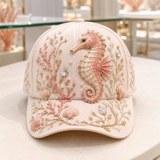 OceanVista – Premium 3D Embroidered Marine Life Cap