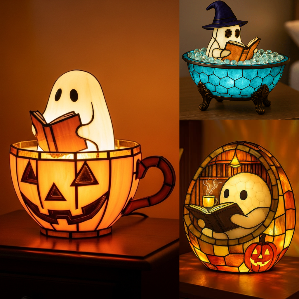 WhimsyGhost – Soft Glow Reading Lamp