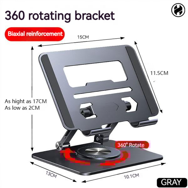FlexElevate – Rotating Aluminum Laptop Stand
