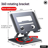 FlexElevate – Rotating Aluminum Laptop Stand
