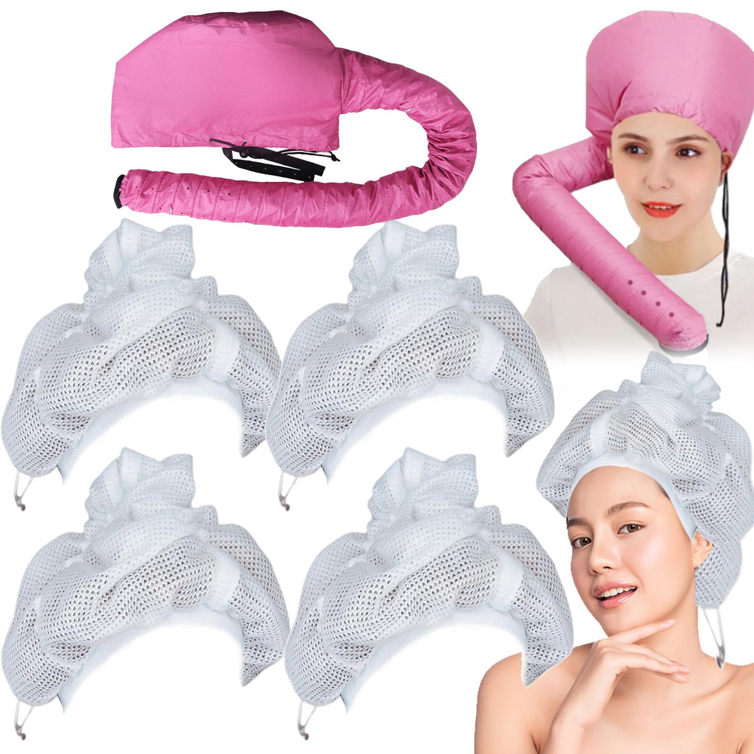 Portable Curl - Hair Bonnet Dryer Cap marnetic