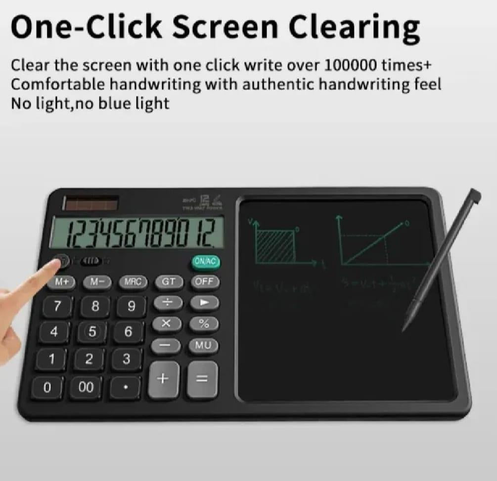 CalcNote – 2-in-1 Calculator & Writing Tablet
