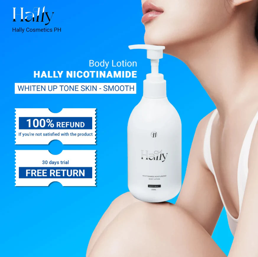 HallyGlow – Niacinamide Brightening Body Lotion