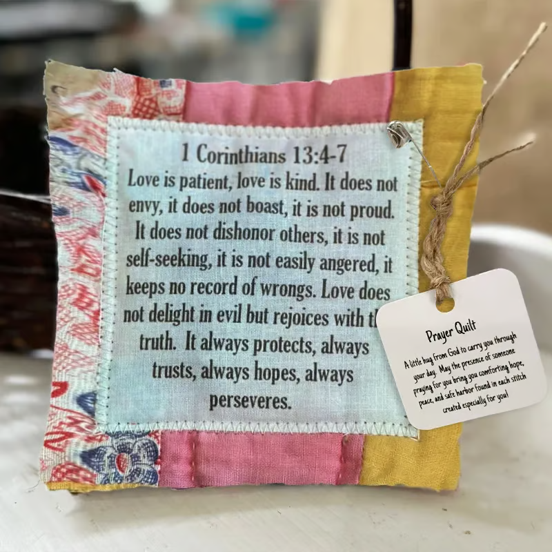 BlessingWrap - Cross Prayer Quilt