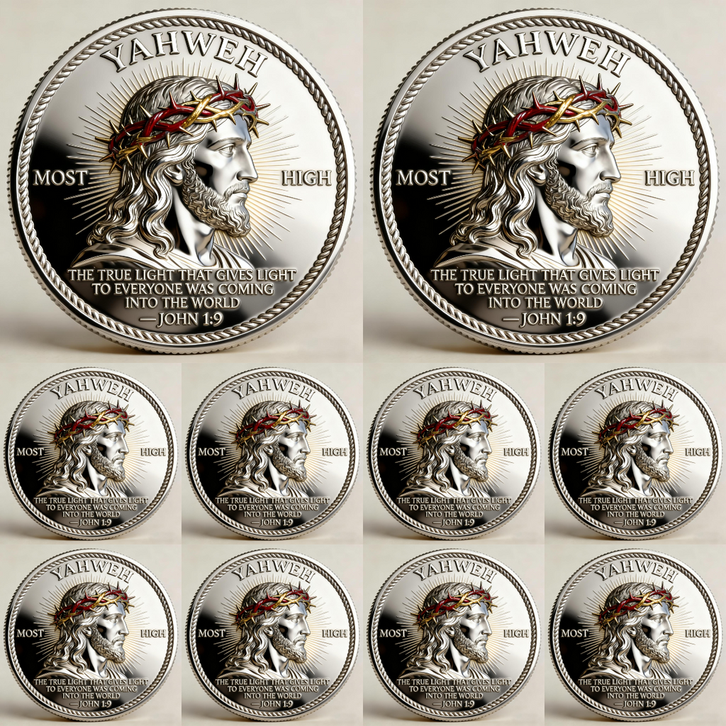 🏆Flash Sale 60% OFF - 🙏“Yahweh – The Living Light” Faith Commemorative Coin