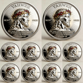 🏆Flash Sale 60% OFF - 🙏“Yahweh – The Living Light” Faith Commemorative Coin
