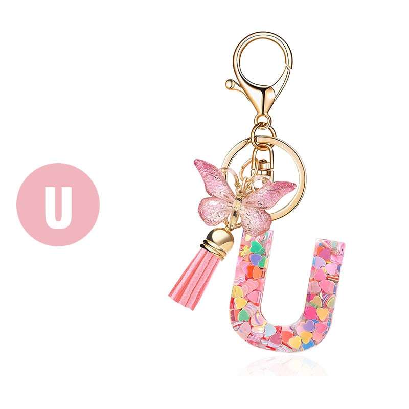 CharmKey – Personalized Initial Letter Keychain