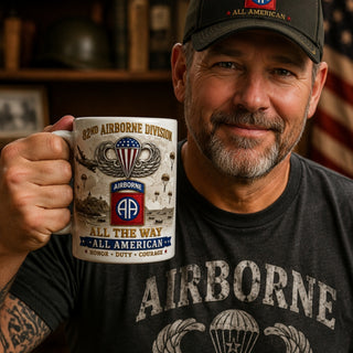 🪂U.S. Army Airborne Units “All the Way” Tribute Mug