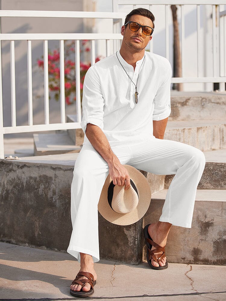 VivaStyle – Comfortable Casual Two-Piece Suit for Men