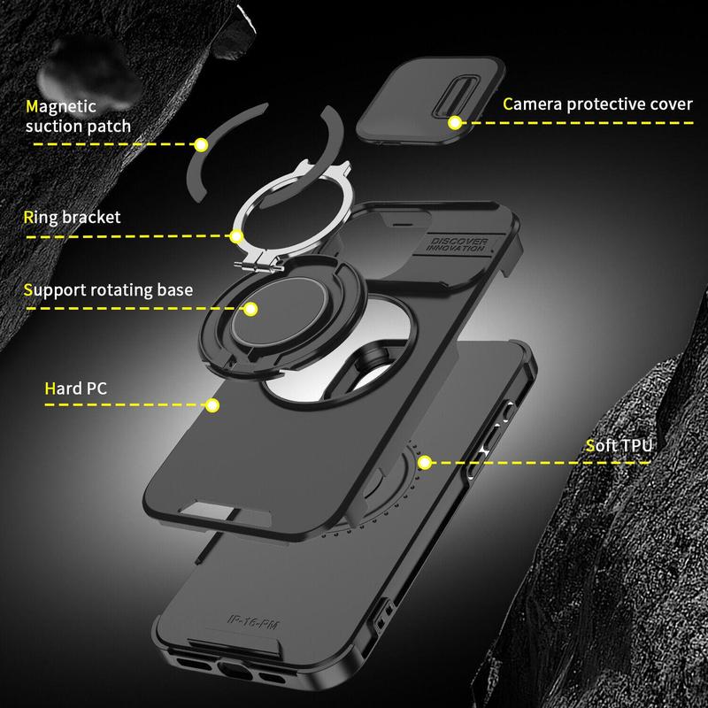 RingSafe Elite - 360° Grip & Privacy Case