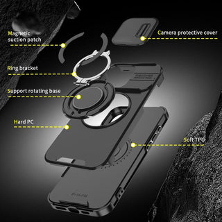 RingSafe Elite - 360° Grip & Privacy Case