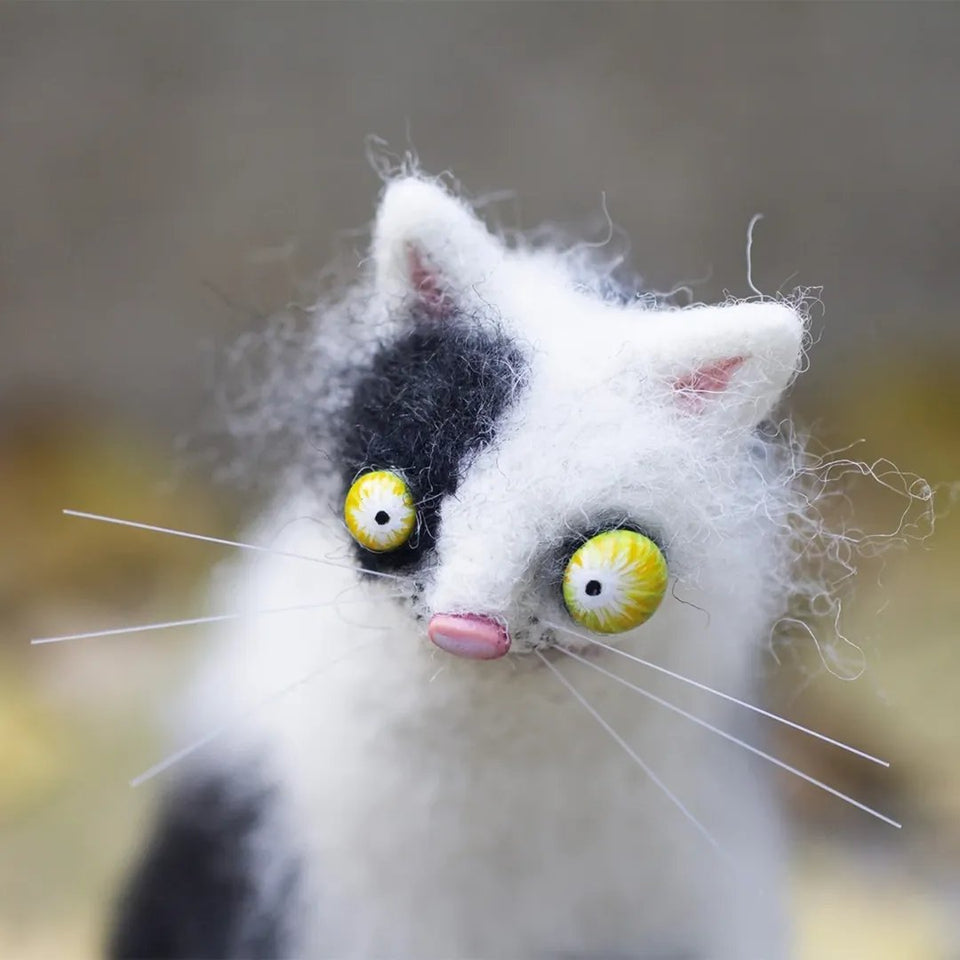 🎁Wool Felt Familiars – Quirky Handmade Companions🐱