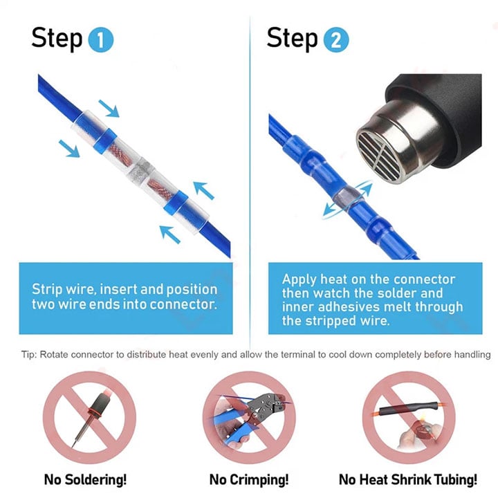 SealLink – Waterproof Solder Wire Connector Kit