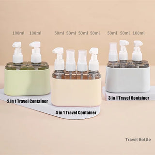 PackEase – Portable Shampoo Dispenser Kit