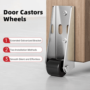 FlexiRoll – Silent and Smooth Swivel Castors for Any Door