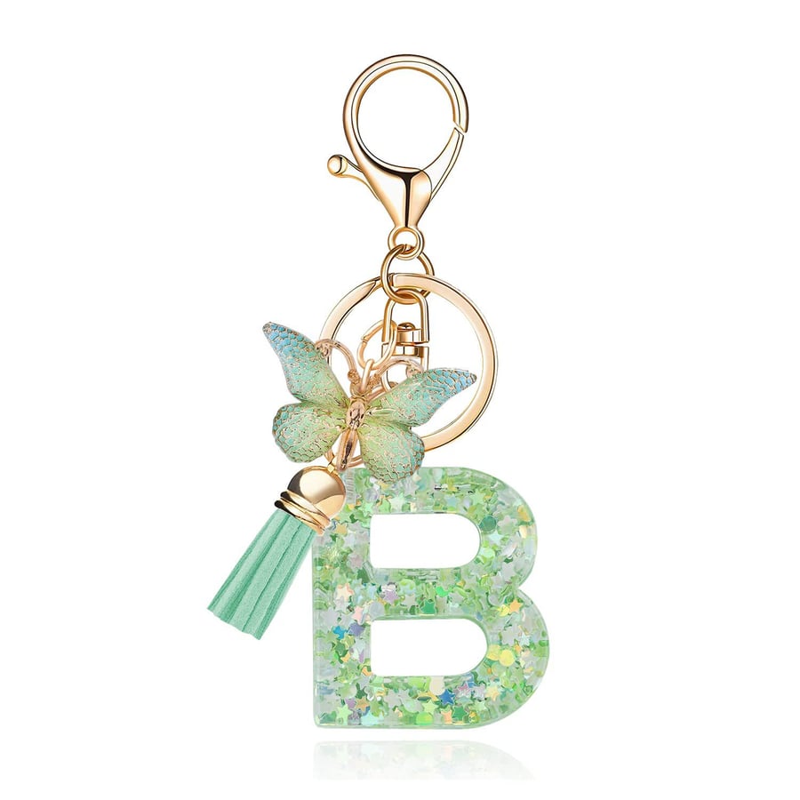 CharmKey – Personalized Initial Letter Keychain
