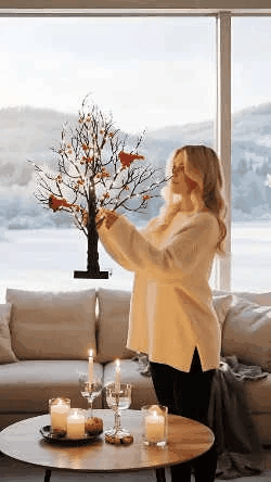 CardinalGlow – Vintage Lighted Holiday Tree Set