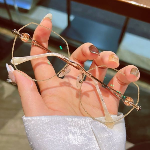 CrystalView – Diamond Rimless Anti-Blue Light Reading Glasses