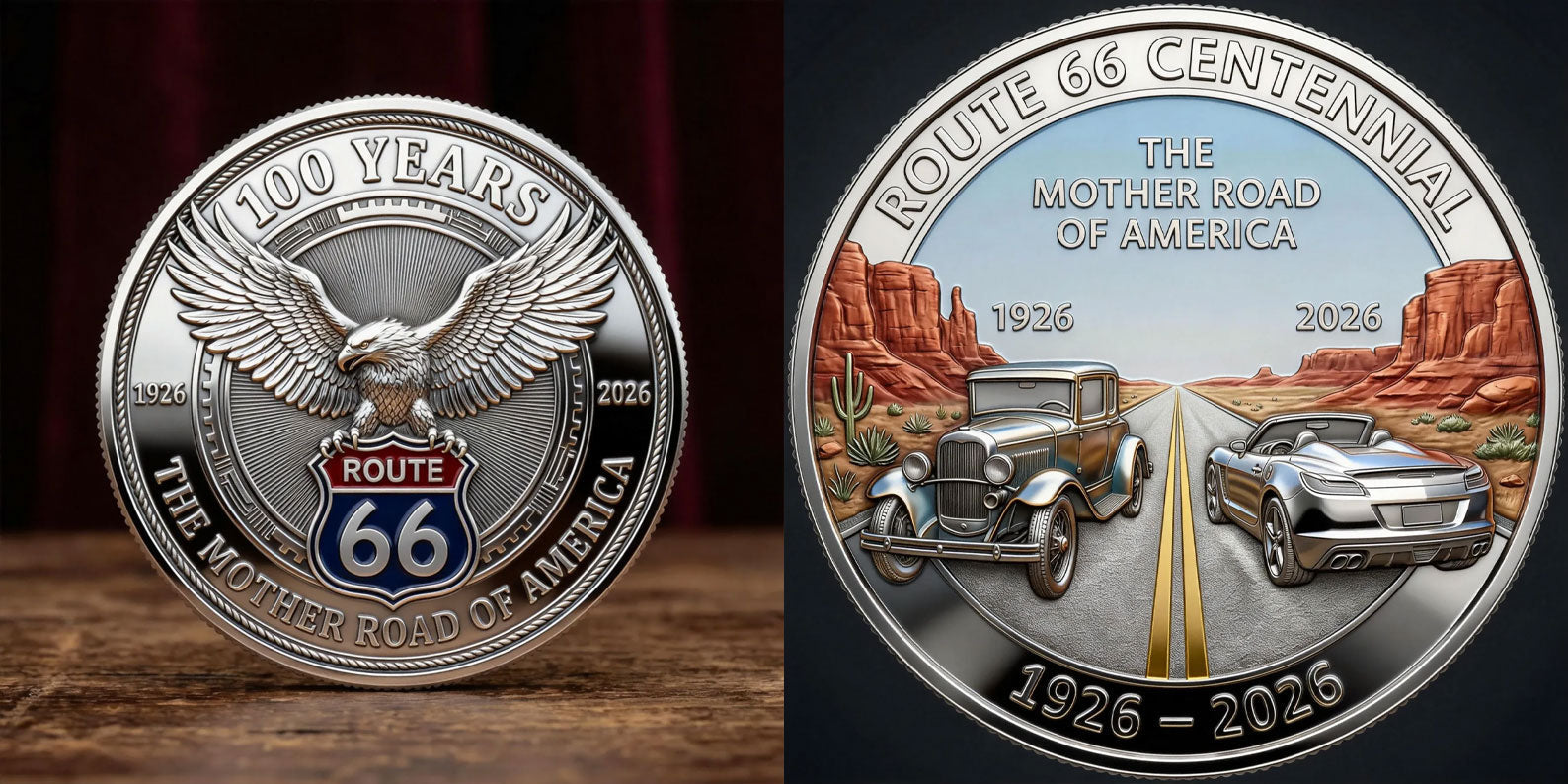 FreedomHighway – Route 66 100-Year Commemorative Coin