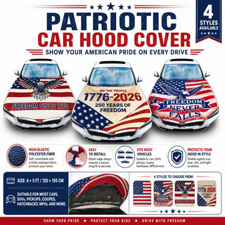 LibertyShield – American Flag Car Hood Cover