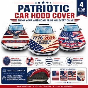 LibertyShield – American Flag Car Hood Cover