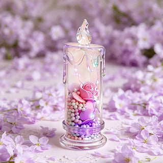 RoseGlow – Realistic Rose Candle Lights