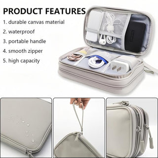 TechVault - Travel Cable Organizer Pouch