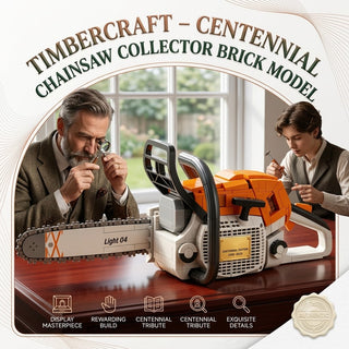 TimberCraft – Centennial Chainsaw Collector Brick Model