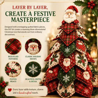 QuiltTree – DIY Fabric Christmas Tree Kit